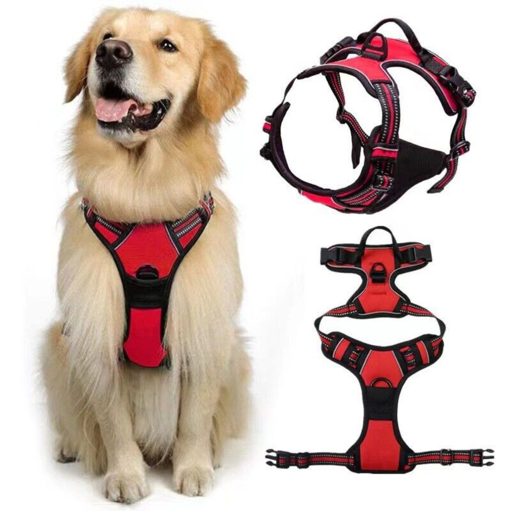 S-XL No-Pull Front Range Dog Harness Vest Adjustable Outdoor Handle Puppy Pet