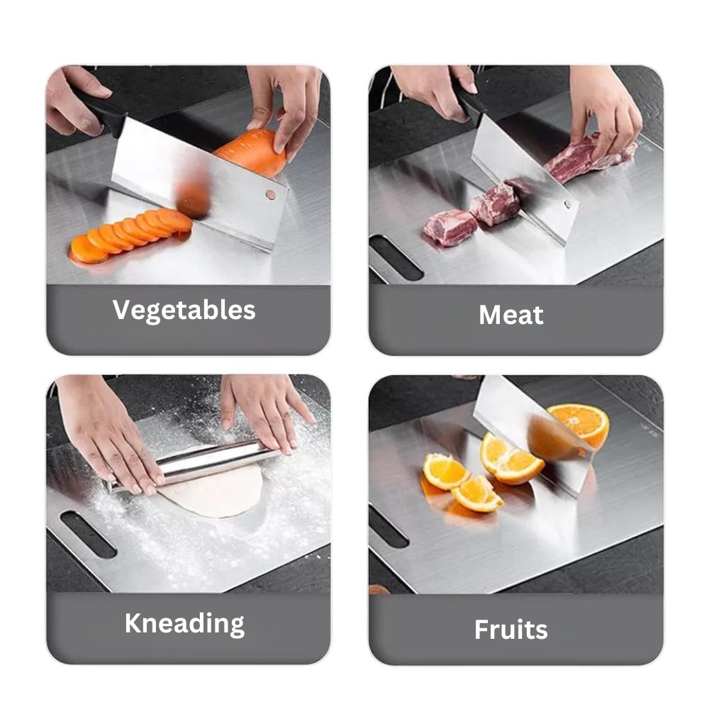 Titanium Cutting Board Double-Sided Chopping Boards for Kitchen Camping