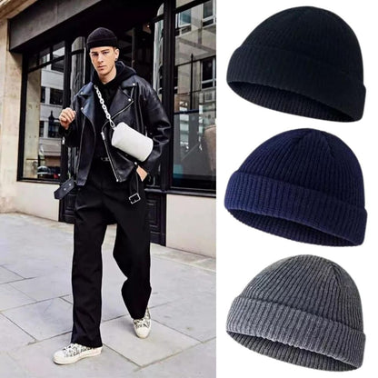 Unisex Beanie Men Women Plain Winter Ski  Knitted Hat Cap Thermal Warm Knit Bulk