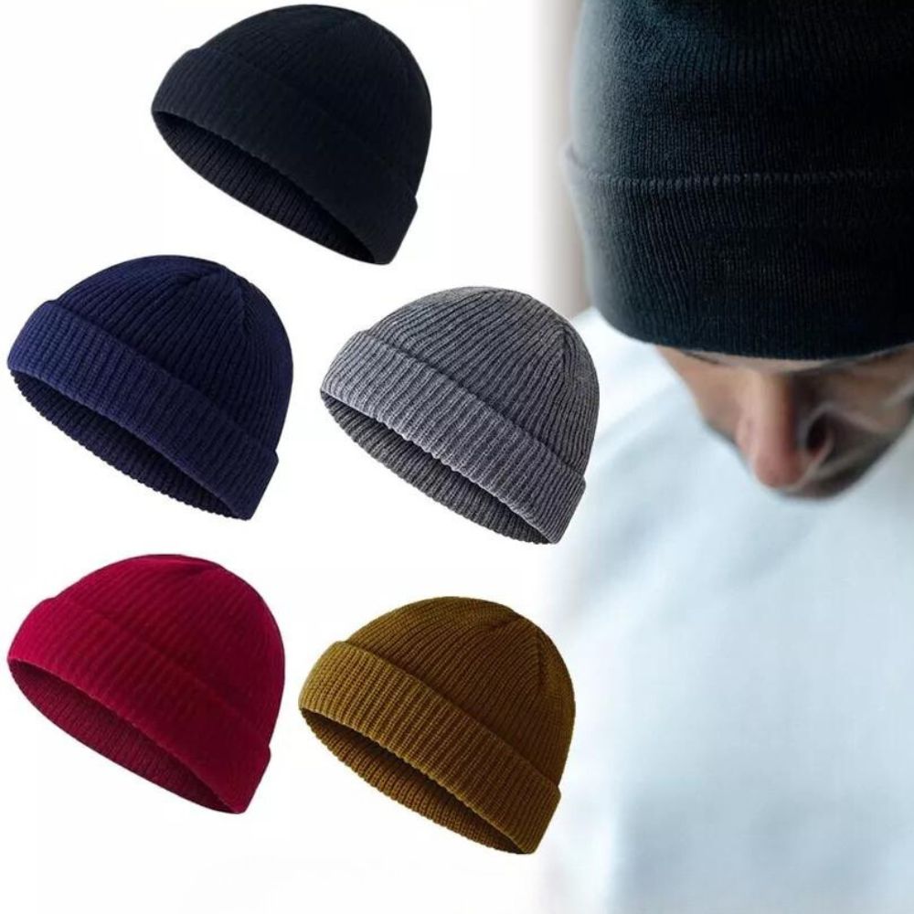 Unisex Beanie Men Women Plain Winter Ski  Knitted Hat Cap Thermal Warm Knit Bulk