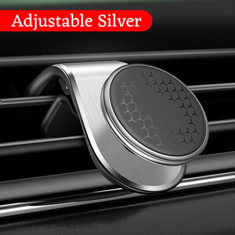 Universal Magnetic Car Phone Holder Stand Adjustable GPS Holder Clip Air Vent