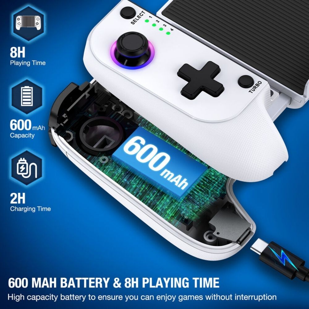 Wireless Phone Controller for iPhone/Android Mobile Gaming Controller