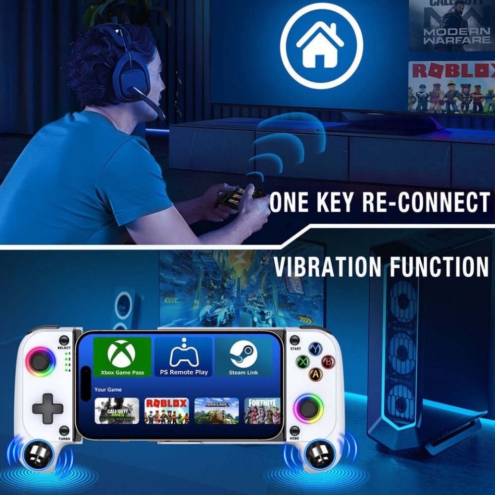 Wireless Phone Controller for iPhone/Android Mobile Gaming Controller