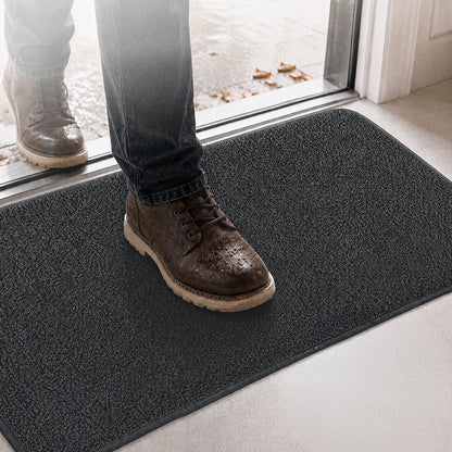 Marlow Door Mat Non Slip Absorbent Washable Pet Friendly for Entrance Grey-2109799592999194631