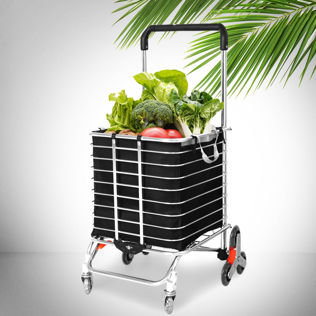 Mountview Foldable Shopping Cart Trolley-2065254468903112710