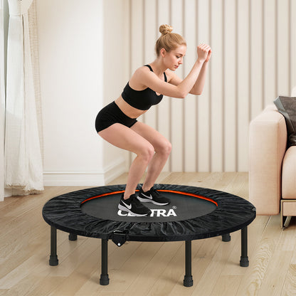 Centra 48 Inch Mini Trampoline Round Exercise Rebounder-2065254288132804614