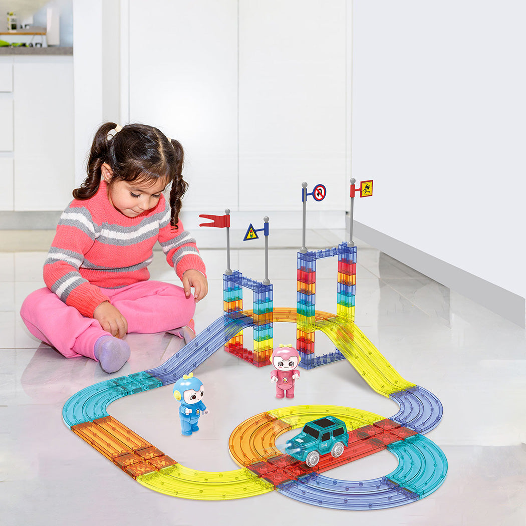 Kids Magnetic Tiles Blocks-2065254404071755782