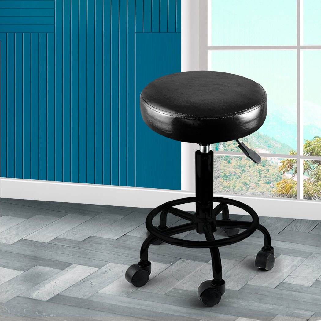 Levede 2x Salon Stool Swivel Bar Stools-2018816816809381894