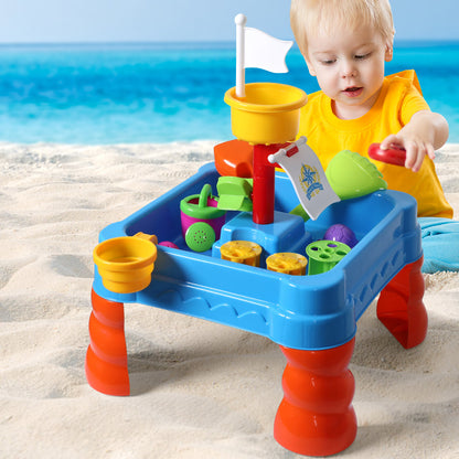 21pc Kids Sand Water Activity Play Table-2065254356671926278