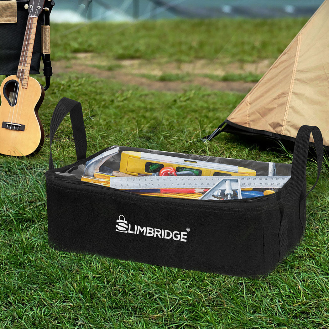 Slimbridge 3PCS Camping Canvas Storage Black-2065254372870328326