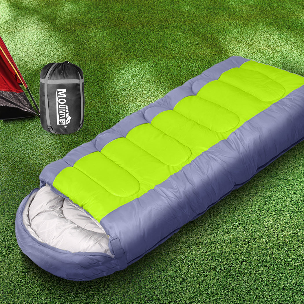 Mountview Sleeping Bag Outdoor Camping Grey-2065254371851112454