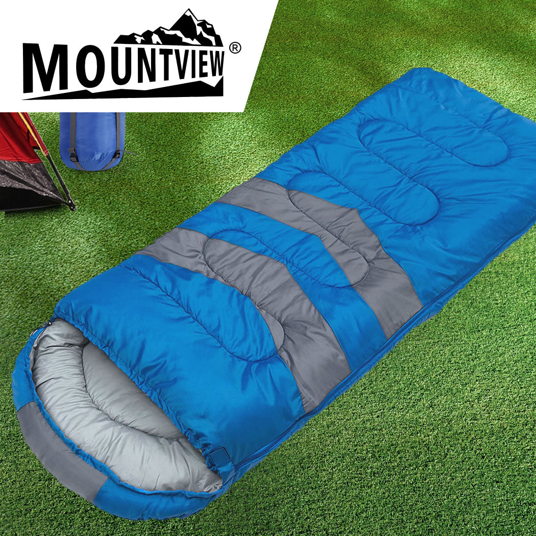 Mountview Single Sleeping Bag Bags Outdoor Blue-2065254373361061894