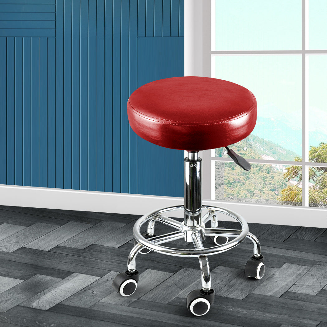 Levede 2x Salon Stool Swivel Barber Stools-2029387212935794694