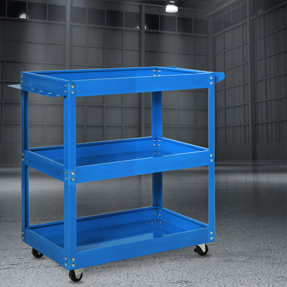 Traderight Tool Cart Trolley Toolbox Blue-2065254473743339527