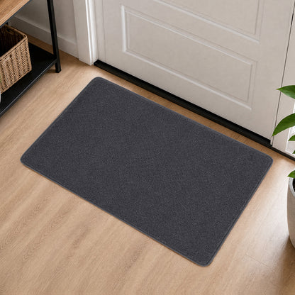 Marlow Door Mat Non Slip Absorbent Washable Pet Friendly for Entrance Grey-2109799592999194632