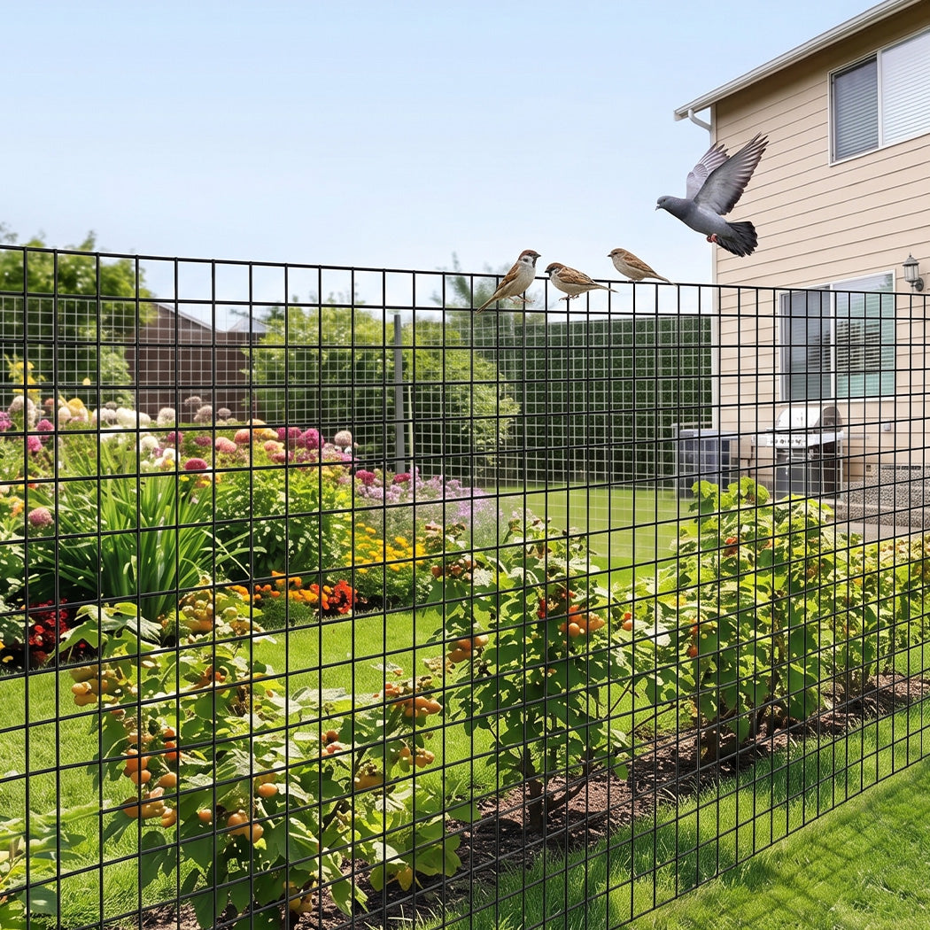 Mountview Solar Panel Bird Mesh PVC Coated 30m Roof Guard for Pigeons Black-2100035035158679559