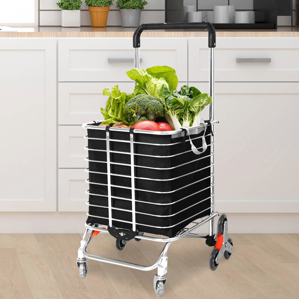 Mountview Foldable Shopping Cart Trolley-2065254468903112711