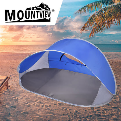Mountview Pop Up Tent Camping Beach Blue-2065254365639348231