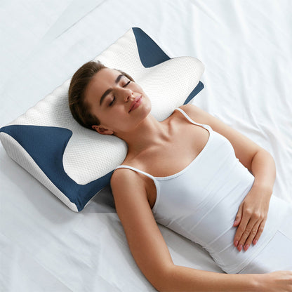 Dreamz Memory Foam Cervical Pillow Pain Relief-2102558280537739271