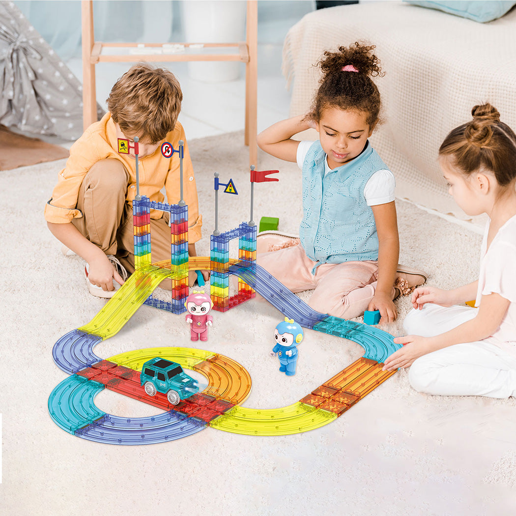 Kids Magnetic Tiles Blocks-2065254404071755783