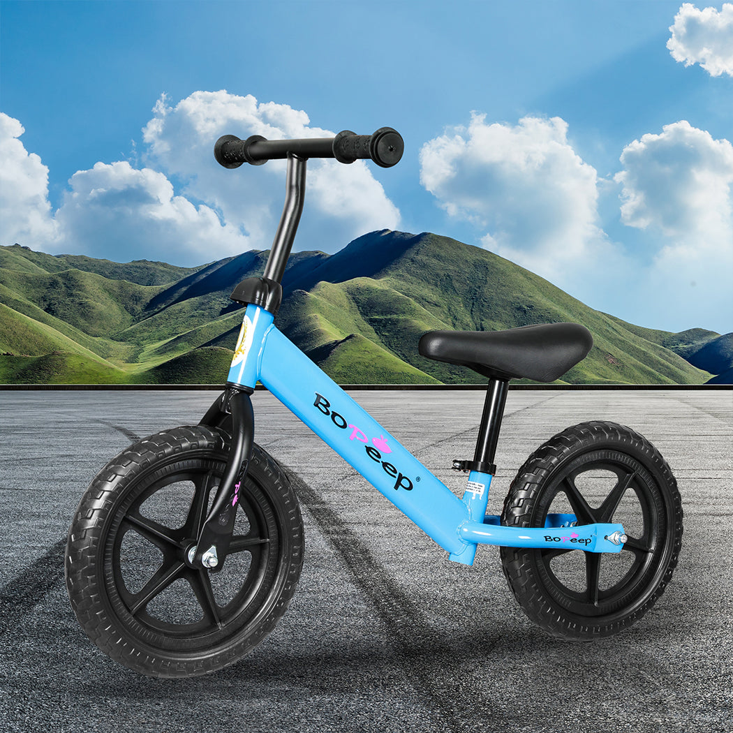 BoPeep Kids Balance Bike Ride On Toys Blue-2065254492647067655