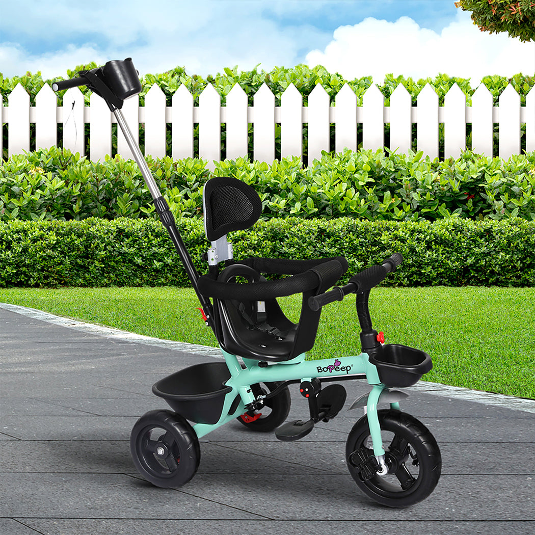 BoPeep Kids Tricycle Ride On Trike Toddler Green-2006733203813044231