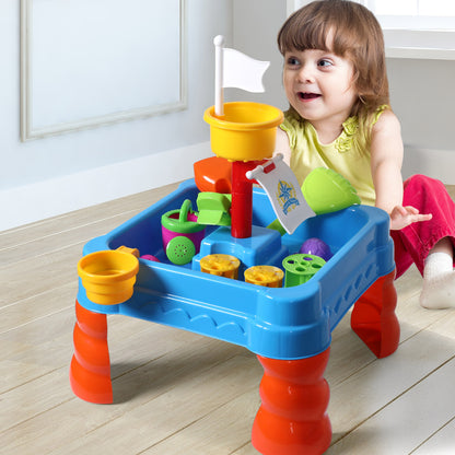 21pc Kids Sand Water Activity Play Table-2065254356671926279