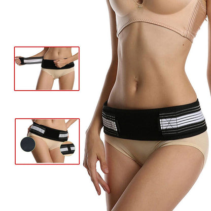 Men & Women Lower Back Pain Relieve Sciatica Waist Belly Support Belt