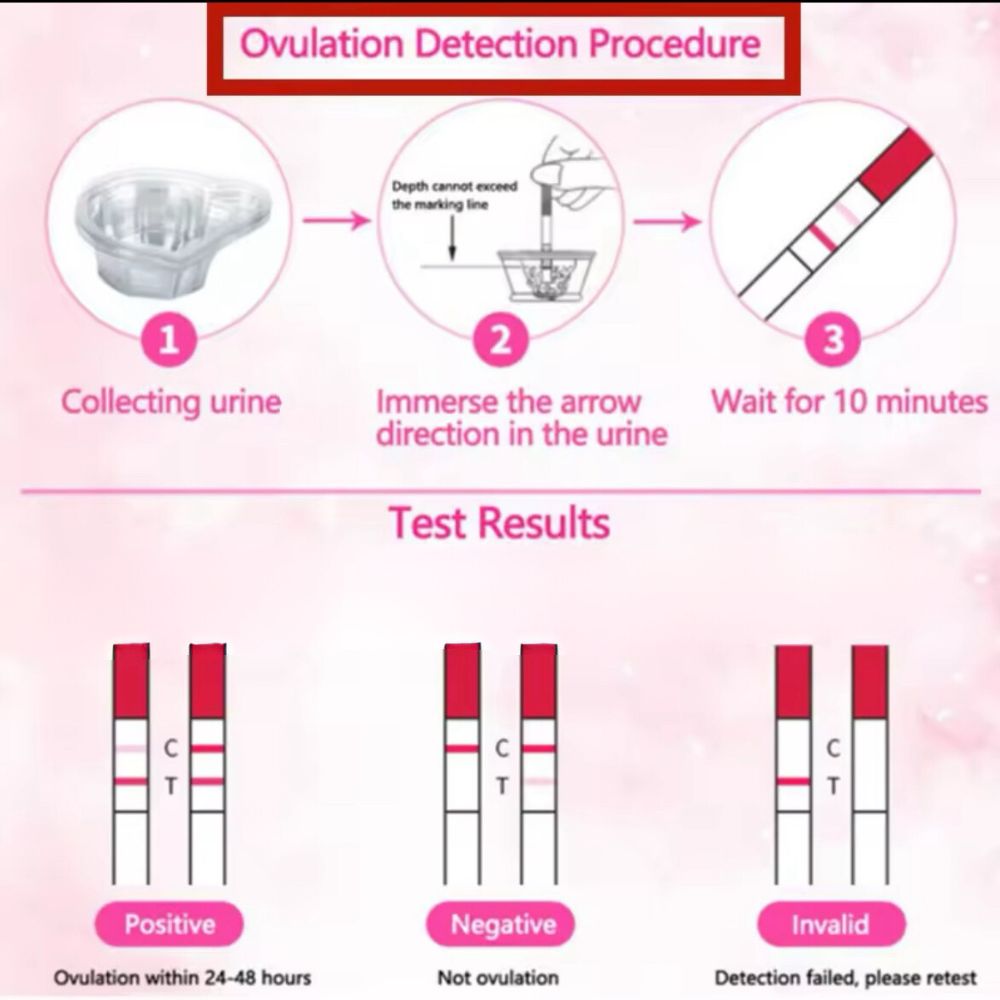 99% Accuracy - Ovulation LH Test Strips Predictor Fertility Kit Stick Pregnancy