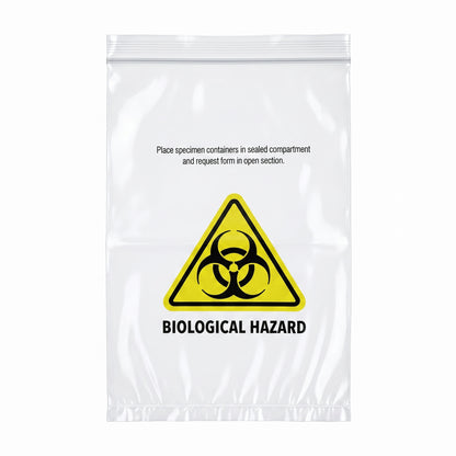 160mm x 225mm Specimen Biological Hazard Bag 1000pcs-2100035020642193409