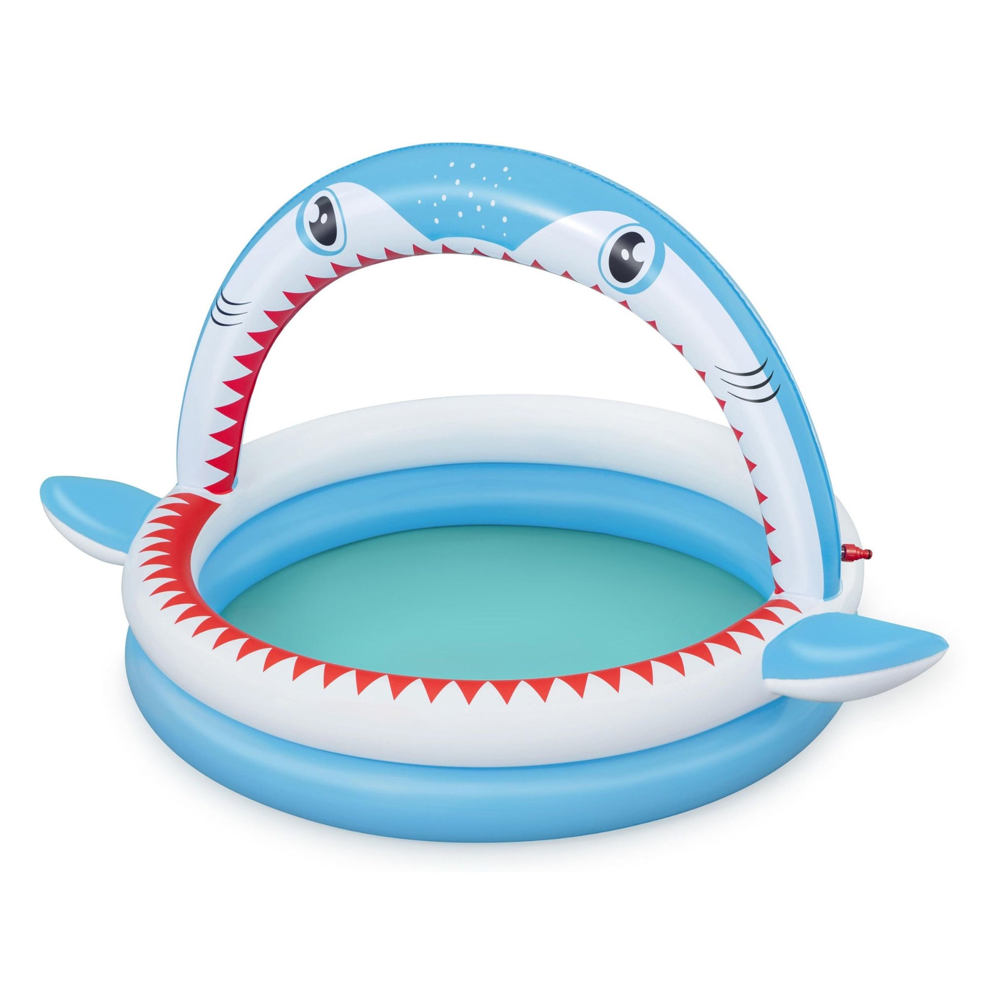 Bestway 1.63m x 1.27m x 92cm Sharktastic Sprinkler Play Pool-2050056755077058560