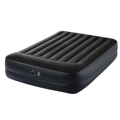 Intex Queen Pillow Rest Raised Airbed W/ Fiber-Tech-2050056776224739329