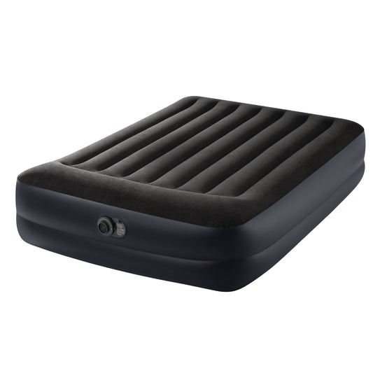 Intex Queen Pillow Rest Raised Airbed with Built-In Pump