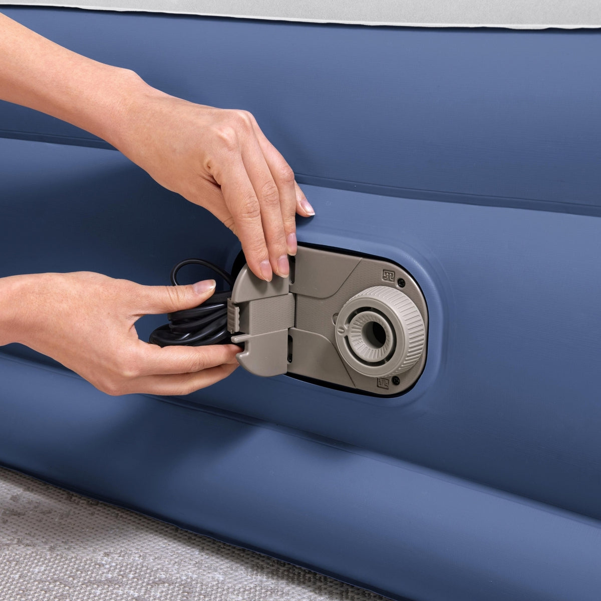 Bestway Queen Tritech Air Mattress with Built in Pump-2109799587202666500