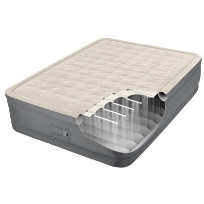 Intex Queen Premaire II Elevated Airbed W/ Fiber-Tech-2050056776736444419