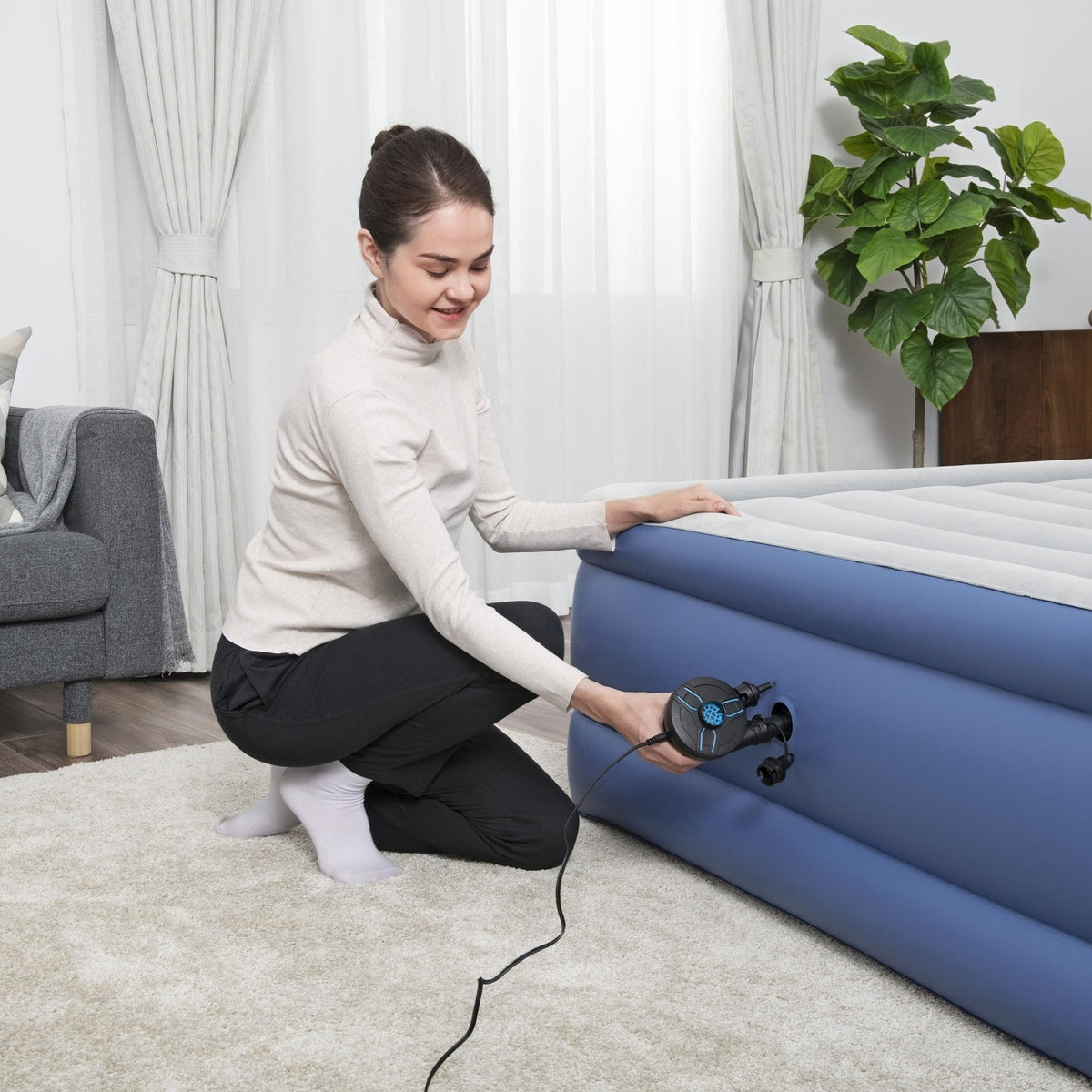Bestway PowerTouch ACDC Electric Air Pump-2109799587018117124