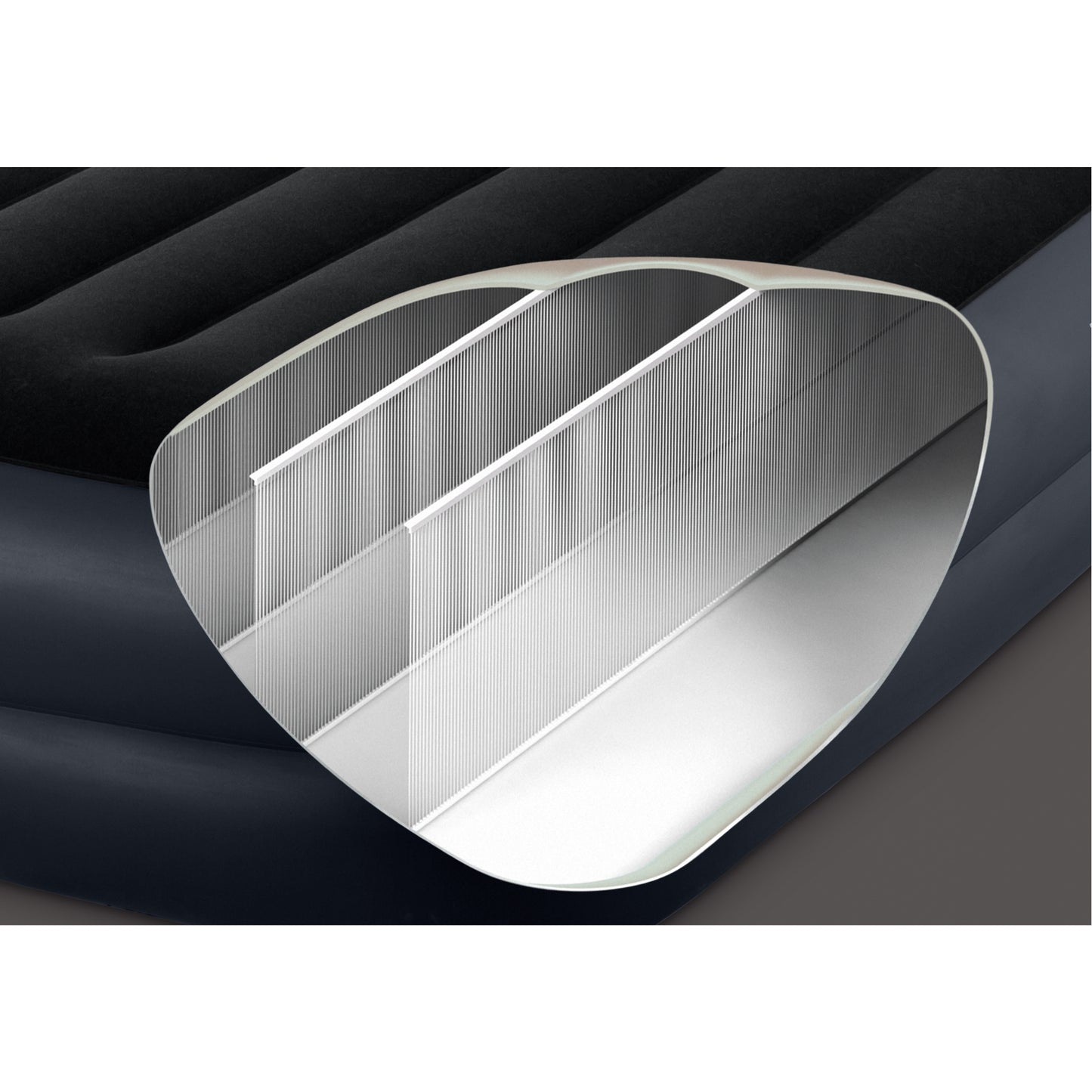 Intex Queen Pillow Rest Raised Airbed W/ Fiber-Tech-2050056776224739332