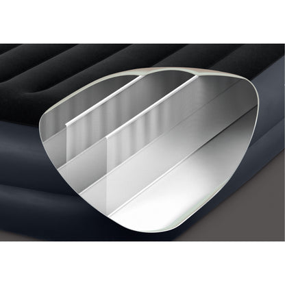Intex Queen Pillow Rest Raised Airbed W/ Fiber-Tech-2050056776224739332