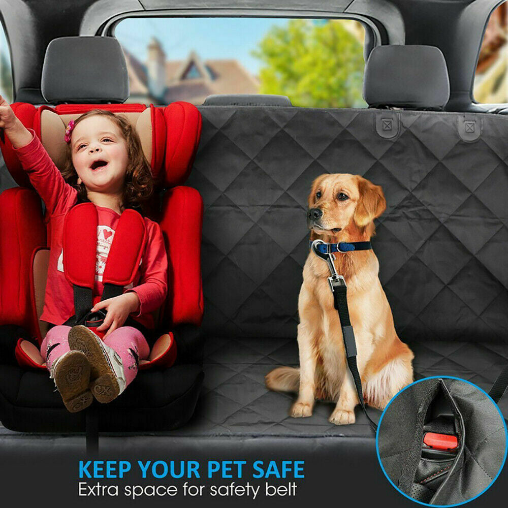 Premium Waterproof Pet Car Seat Cover Hammock - Non-Slip Protector for Dogs and Cats