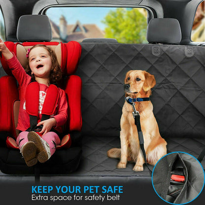 Premium Waterproof Pet Car Seat Cover Hammock - Non-Slip Protector for Dogs and Cats