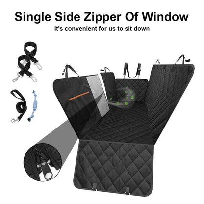 Premium Waterproof Pet Car Seat Cover Hammock - Non-Slip Protector for Dogs and Cats