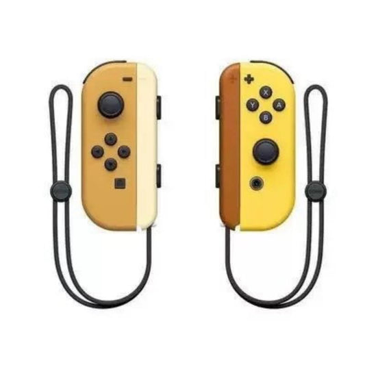 Wireless Controller Gamepad For Nintendo Switch Joy Con Left + Right - Pikachu + Wrist Strap
