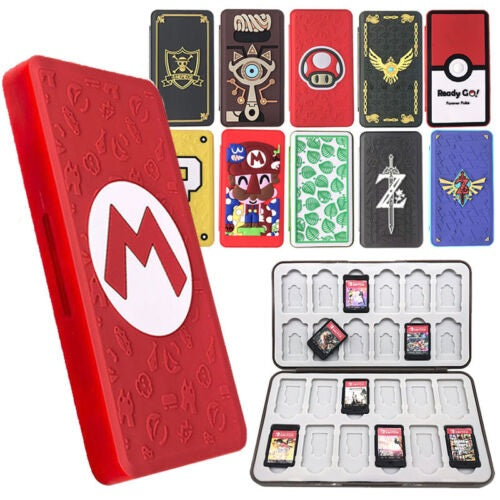 24 in 1 Magnetic Game Card Case Cover Storage Box Holder For Nintendo Switch / Lite