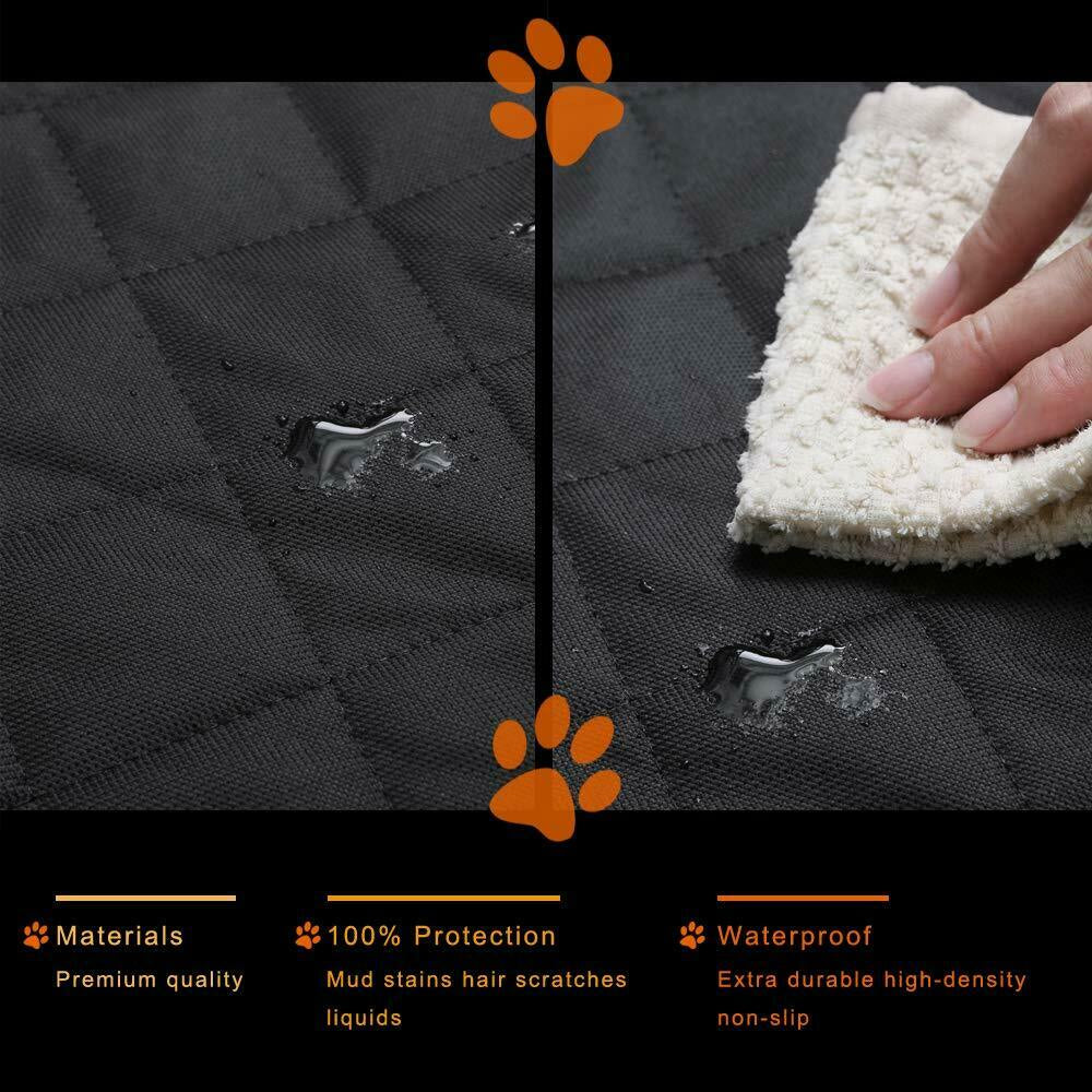 Premium Waterproof Pet Car Seat Cover Hammock - Non-Slip Protector for Dogs and Cats