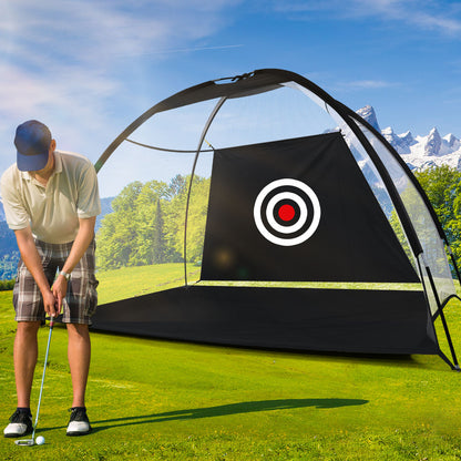 Centra 3M Golf Practice Net Hitting Black-2065254462657794055