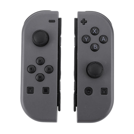 Wireless Controller Gamepad For Nintendo Switch Joy Con Left + Right - Gray Classic with LED