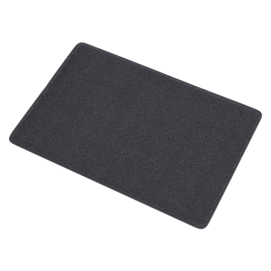 Marlow Door Mat Non Slip Absorbent Washable Pet Friendly for Entrance Grey-2109799592999194625