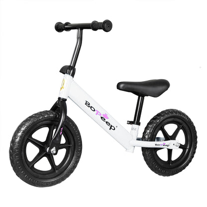 BoPeep Kids Balance Bike Ride On Toys White-2006733050679005184