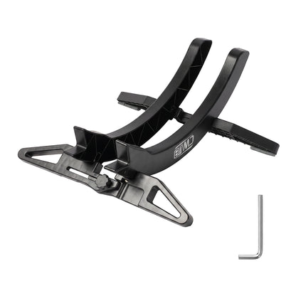 Monvelo Bike Stand Wide ABS Wheel Holder for Garage Indoor Floor Storage Black-2100035001121902592