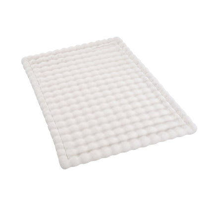 DreamZ Throw Blanket Fluffy Bubble Sofa Blanket Washable 150x200cm White-2109799587798257665